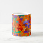 Hübsches Triangle-Muster I + Ihre Ideen Kaffeetasse (Mittel)