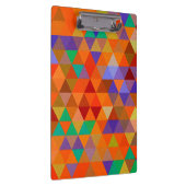 Hübsches Triangle-Muster I + Ihre Ideen Klemmbrett (Rechts)