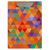 Hübsches Triangle-Muster I + Ihre Ideen Klemmbrett (Vorderseite)