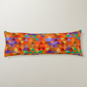 Hübsches Triangle-Muster I + Ihre Ideen Seitenschläferkissen (Rückseite)