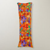 Hübsches Triangle-Muster I + Ihre Ideen Seitenschläferkissen (Vorderseite Vertikal)