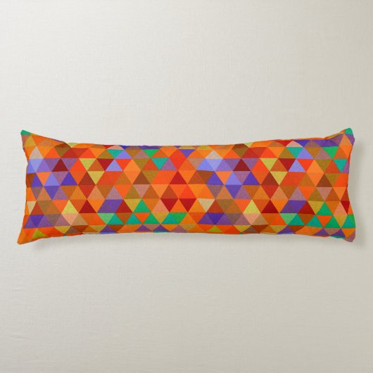 Hübsches Triangle-Muster I + Ihre Ideen Seitenschläferkissen (Vorderseite)