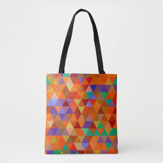 Hübsches Triangle-Muster I + Ihre Ideen Tasche (Vorderseite)