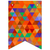 Hübsches Triangle-Muster I + Ihre Ideen Wimpelkette (Zweite Fahne)