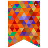 Hübsches Triangle-Muster I + Ihre Ideen Wimpelkette (Dritte Fahne)