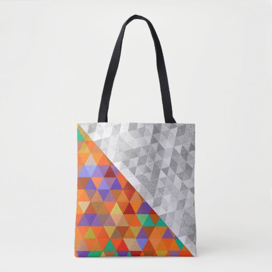 Hübsches Triangle Muster I & II + Ihre Ideen Tasche (Vorderseite)
