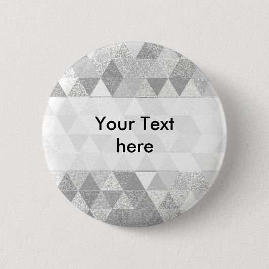 Hübsches Triangle-Muster II + Ihre Ideen Button (Vorderseite)
