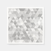 Hübsches Triangle-Muster II + Ihre Ideen Serviette (Vorderseite)