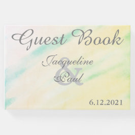 Hübsches tropisches Wasserfarbenschaubuch Gästebuch