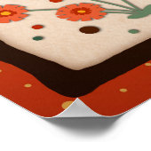 Hübsches Überdenken von Flora und Fauna, Inspirier Poster (Ecke)