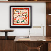 Hübsches Überdenken von Flora und Fauna, Inspirier Poster