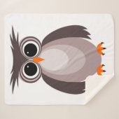 Hübsches Uhenkind Sherpadecke (Vorderseite (Horizontal))