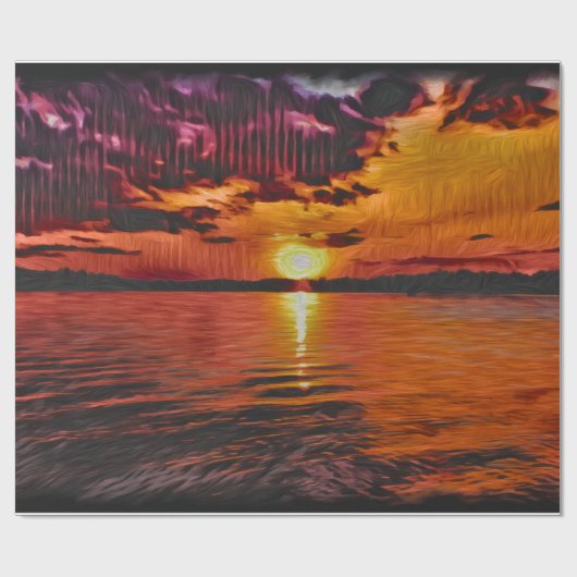 Hübsches und einzigartiges Packpapier (Flach)