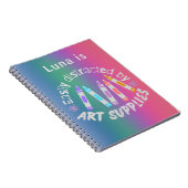 Hübsches und farbiges Notebook Notizblock (Rechte Seite)