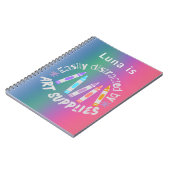 Hübsches und farbiges Notebook Notizblock (Linke Seite)