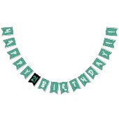 Hübsches und grünes Halloween-Kindergeburtstag-Par Wimpelkette (Alle)