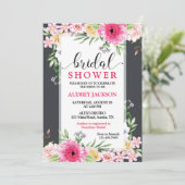 Hübsches und helles Brautparty Einladung (Stehend Vorderseite)