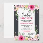 Hübsches und helles Brautparty Einladung (Vorne/Hinten)