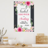 Hübsches und helles Brautparty Poster (Küche)