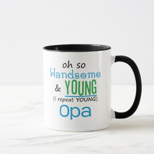Hübsches und junges Opa Tasse (Rechts)