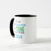 Hübsches und junges Opa Tasse (Vorderseite Links)