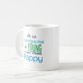 Hübsches und junges Pappy Kaffeetasse (Vorderseite Links)