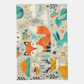 hübsches und niedliches Design: Tier Geschirrtuch (Vertikal)