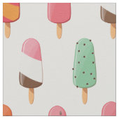 Hübsches und niedliches Eis Stoff (Nahaufnahme)