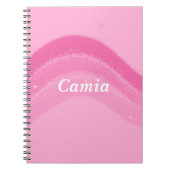 Hübsches und rosa Personalisiertes Notebook Notizblock (Vorderseite)