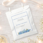 Hübsches Vergissmeinnicht-Trauer-Samenpäckchen Geschenktütchen (Ausgeschnitten)