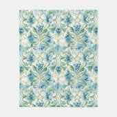 Hübsches Vintag Inspiriert Blumenmuster Fleecedecke (Vorderseite)