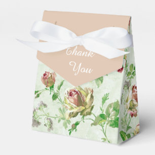 Hübsches Vintages Blumenmuster Rosen Geschenkschachtel