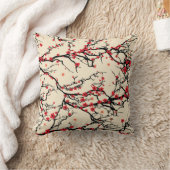 Hübsches Vintages Kirschblossom Kissen (Decke)