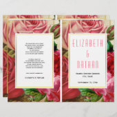 Hübsches Vintages Rosenfest (Vorne/Hinten)