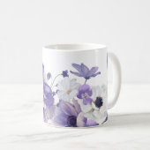 Hübsches Violett Kaffeetasse (VorderseiteRechts)