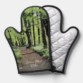 Hübsches Wald Personalisiert Ofenhandschuh (Vorderseite/Rückseite)
