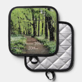 Hübsches Wald Personalisiert Topflappen (Vorderseite/Rückseite)