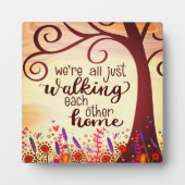 Hübsches Wandern einander Zuhause Inspiration Fotoplatte (Vorderseite)