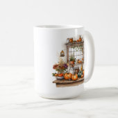 HÜBSCHES WASSERFALLFENSTER KAFFEETASSE (VorderseiteRechts)