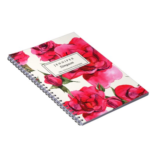 HÜBSCHES WASSERFARBE | NOTEBOOK NOTIZBLOCK (Rechte Seite)