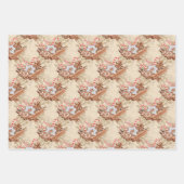 Hübsches Wasserfarben-Lebkuchen Kakao Geschenkpapier Set (Vorderseite)