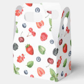 Hübsches Watercolor Berry Muster Geschenkschachtel (Geöffnet)