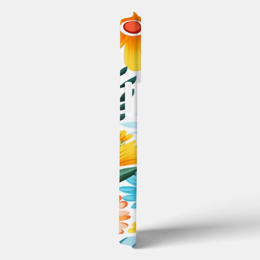 Hübsches Weibliches Blumenmuster Case-Mate iPhone Hülle (Rückseite / Rechts)