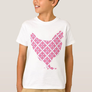Hübsches weibliches Huhn T-Shirt
