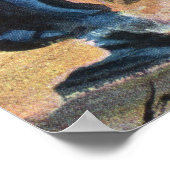 Hübsches weibliches Kraftfahrzeug, 1920er Poster (Ecke)