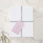 Hübsches Weich rosa und rot Geschenkanhänger (Mit Garn)