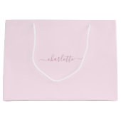 Hübsches Weich rosa und rot Große Geschenktüte (Vorderseite)