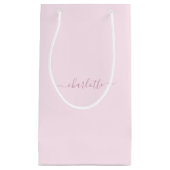 Hübsches Weich rosa und rot Kleine Geschenktüte (Vorderseite)