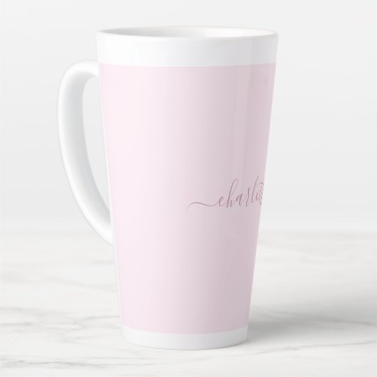 Hübsches Weich rosa und rot Milchtasse (Linke Ecke)