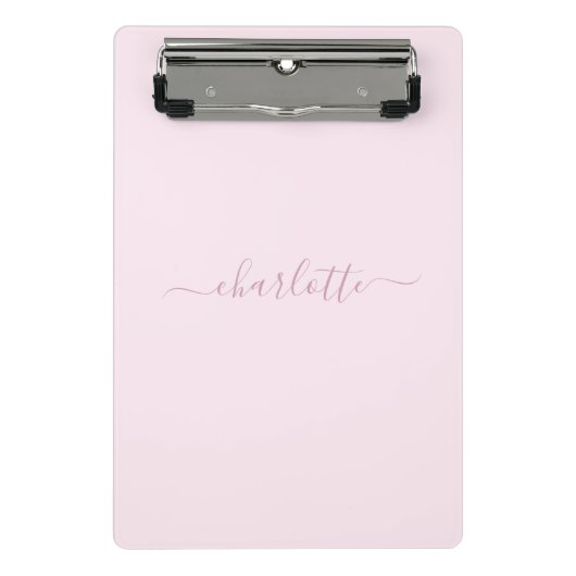 Hübsches Weich rosa und rot Mini Klemmbrett (Vorderseite)